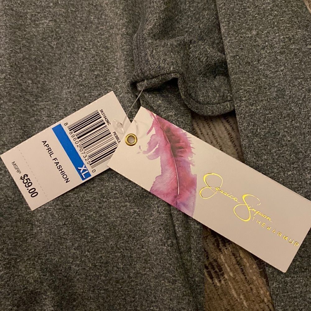 Jessica Simpson  Workout Zip up Jacket - Picture 2 of 6